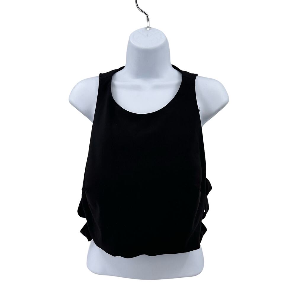 Blondie Nites Tank/Prom Dress Top Juniors 15 Black Sleeveless Back Zip Crew Neck
